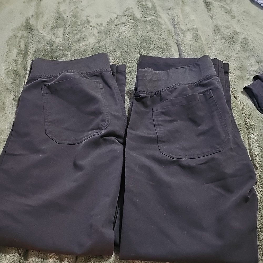 Figs Technical Collection Black Bootcut Pants, In… - image 2